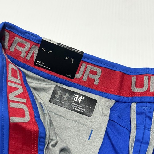 Under Armour Heatgear Golfshorts Herren 34 blau Baumwolle Eingrifftaschen neu mit Etikett - Bild 6 von 15