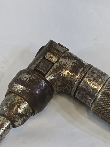 Antique John S. Fray Co No. 86 - 8" Sweep Ratcheting Hand Auger Bit Brace Drill - 第 12/23 張圖片