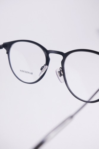 Burberry BE1360 Eyeglasses Matte Black Wayfarer Frame Unisex 145 Full Rim RRP293 - Picture 7 of 12