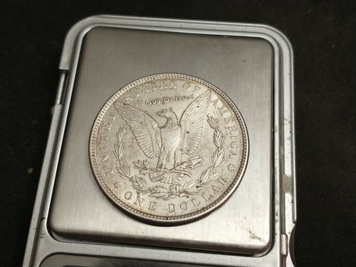 1887 Morgan Silber Dollar schöne Silbermünze 0,900 - Bild 7 von 8