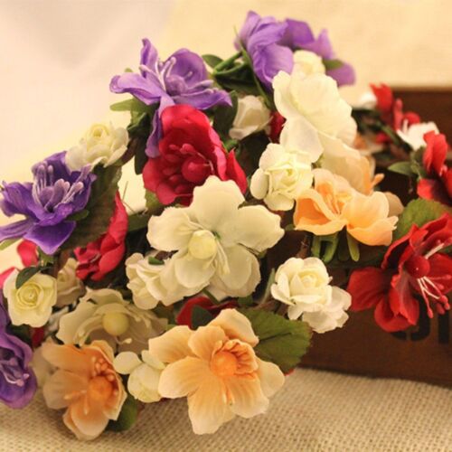 Haarband ELEGANCE Blumen Blume Blumenkranz Stirnband Trachten Dirndl Haarblume - Bild 5 von 16