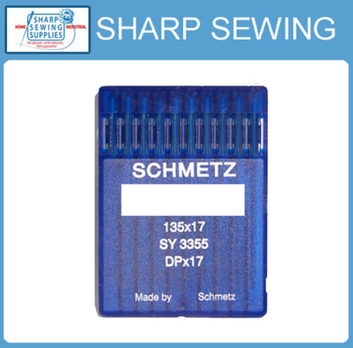 10 SCHMETZ  135X17 SIZE#22 / 140 INDUSTRIAL SEWING MACHINE NEEDLES DPX17 SY3355 - Picture 1 of 1