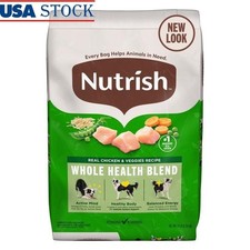 Real Chicken Veggies Dry Dog Food Adult All Breed Healthy Nutrition 14 Lb Kibble 2.54 per pound