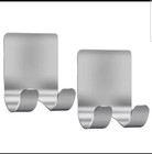2X Adhesive Razor Holder Metal Wall Mounted Bathroom For Shower Hook Rack SAD