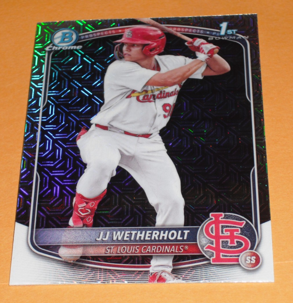 2025 Bowman Chrome Prospect Mega Box Mojo JJ Wetherholt 1st Bowman #BCP-22