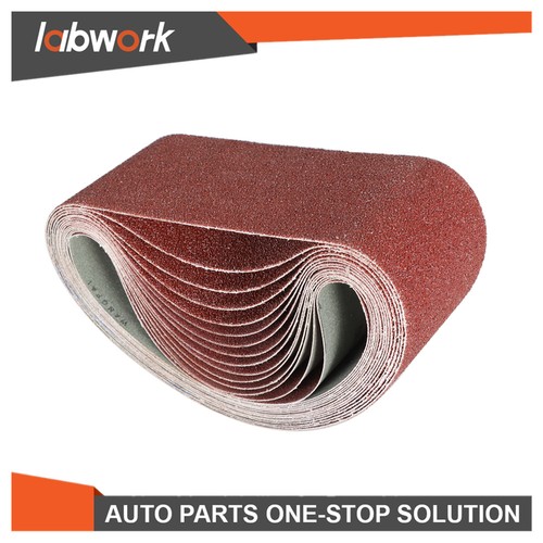 Labwork Aluminium Oxide Sander Sanding Belts 15 Pack Mix 4" x 24" 40 80 120 Grit - Picture 14 of 16
