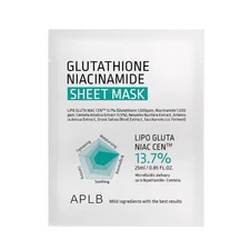 APLB Glutathione Niacinamide Sheet Mask 13.7%