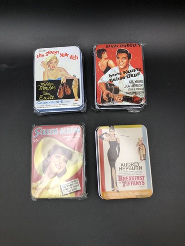 Retro Blechdosen 9x6x2,5cm Verschiedene Motive - Bild 1 von 3