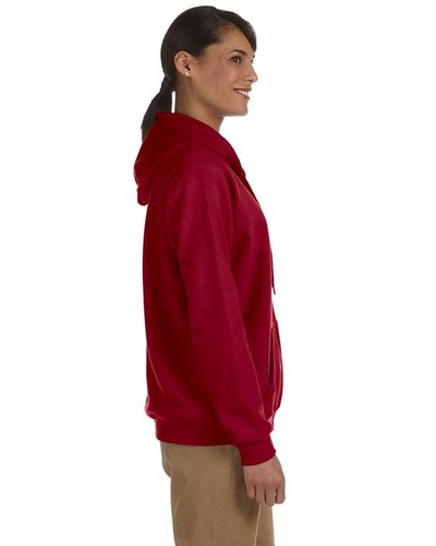 G186FL Gildan Damen Blend Full-Zip Kapuzenpullover Kardinalrot 3XL - Bild 2 von 3