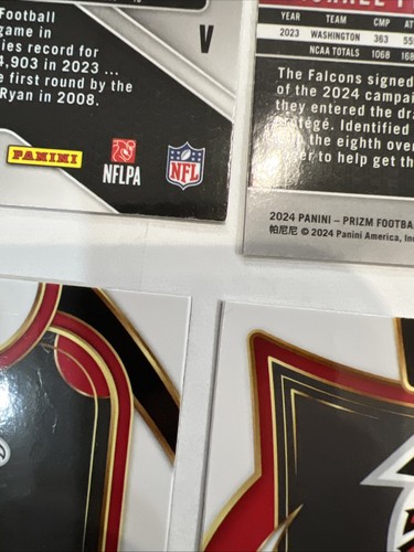 2024 - Michael Penix Jr. - Six Cards - Prizm Silver - Shock - Lazer - (RC) - Picture 13 of 24
