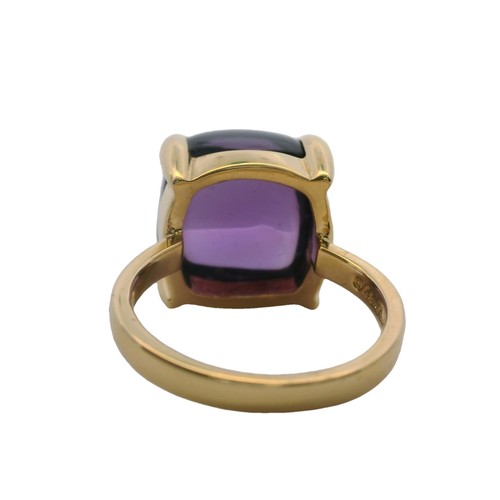 Vintage Tiffany & Co Paloma Picasso Sugar Stack Loaf Cabochon Amethyst Ring - Picture 2 of 6