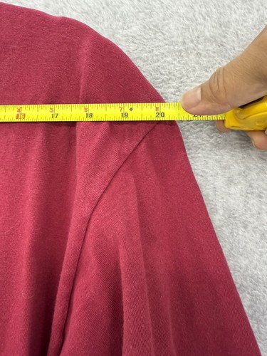 Camiseta Disney Adultos Vintage Rojo Sólido Estampado Gráfico Talla Grande Manga Corta - Imagen 12 de 12