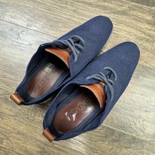 Cole Haan Zerogrand Dress Shoes Mens 10.5 Blue Stitchlite Wingtip Oxford C24947 - Bild 7 von 9