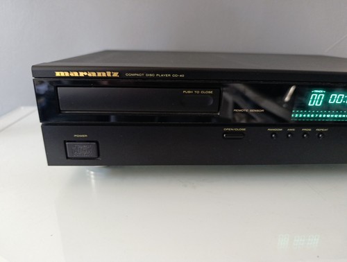 Marantz CD-40 Vintage CD Player Hi-Fi Separate - Black - TESTED - Picture 9 of 16