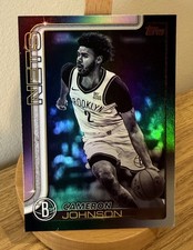 2025-26 Topps - Cameron Johnson #13 Blackout - Brooklyn Nets