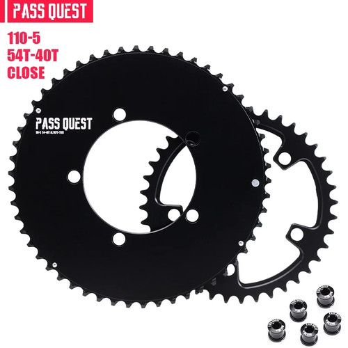 Folding Road Bike 56-42T 54-40T 53-39T Double Chainring 130BCD Hollow Chainwheel - Picture 19 of 42