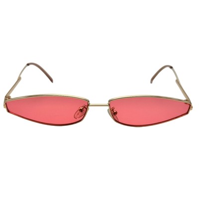 9343 (C) | Skinny Frame Teardrop Sunglasses