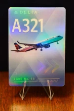 Delta Pilot Trading Card #58 Airbus A321NEO