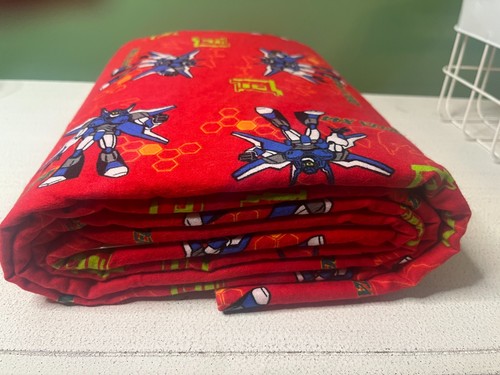 Flannel Fabric Transformers-Style Ranger Robot 4 Yards x 44 WOF - Picture 5 of 5