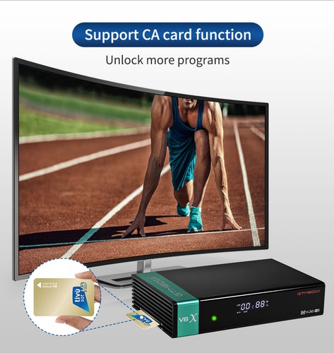 Digitaler Sat TV Receiver FTA DVB-S2/S2 Satellitenreceiver FullHD HDMI USB WLAN - Picture 9 of 15