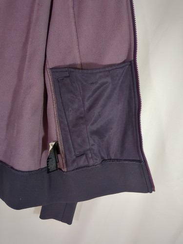 The North Face Hoodie Sweatshirt Womens SMALL Purple Full Zip Hooded Sweater - Picture 8 of 11