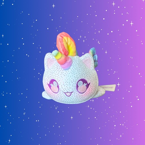 Aphmau Mystery Meemows Plush, Unicorns Limited Edition Rainbow Cat, 6”