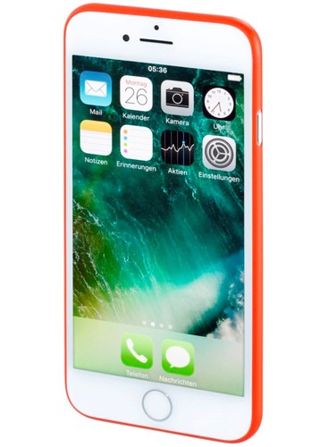 Hama Cover Ultra Slim Red Shell Case Etui ochronne do Apple iPhone 7 8 SE 2020 - Zdjęcie 3 z 6