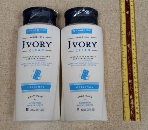 New Two Pack Since 1879 Original Ivory Clean Body Wash 621ml 21 FL OZ - Picture 8 of 8