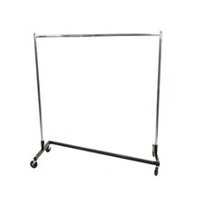 Single Rail Z-Truck Clothing Rack - 63'' W x 24''D x 68''H