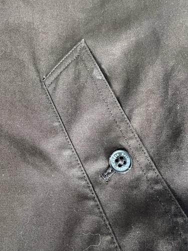 VINTAGE Lauren Ralph Lauren Wool Trench Coat Brown Reversible Houndstooth Check - Picture 14 of 19