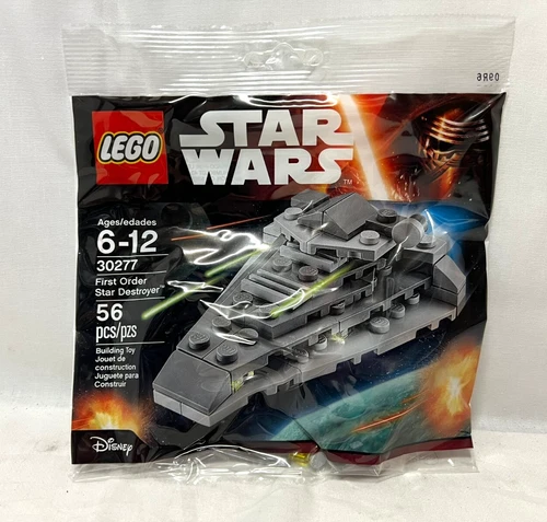 FIRST ORDER STAR DESTROYER Star Wars LEGO Set #30277 Polybag New! Factory Sealed