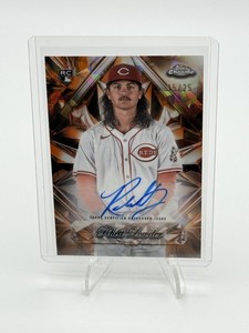 2025 Topps Chrome - Rhett Lowder Sapphire Selections Orange Auto /25 #SSA-RL