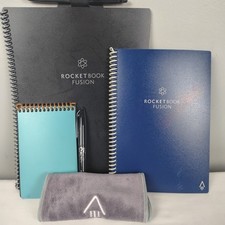 Rocketbook Fusion Planner Bundle Reusable Smart Notebook Mini FriXion Pens