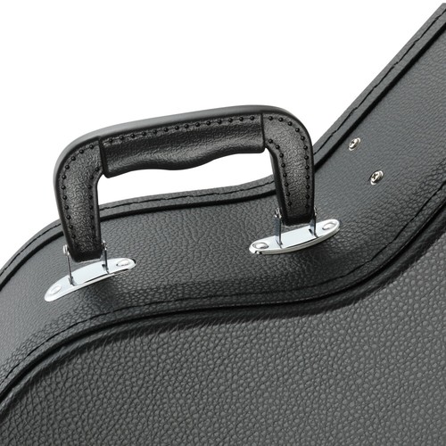 Yescom Custodia Rigida per Chitarra Acustica con Blocco Scomparto Accessori da Viaggio Nera - Foto 5 di 12