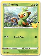 McDonald's 25th Anniversary Promos #008/025 Grookey Promo