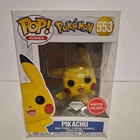 Funko Pop Pokemon Pikachu Diamond Special Edition 553 GameStop Exclusive RARE