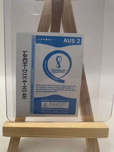 2022 Panini FIFA World Cup Qatar Stickers Gold Australia Team Logo #AUS 2 - Picture 2 of 12