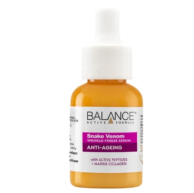 BRANDED Balance Active Formula Snake Venom Wrinkle Freeze Serum 30ml withMarine Collagen