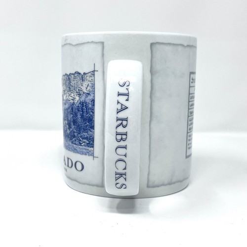 Starbucks 2007 Colorado Mug Collectible Centennial State Blue & White READ - Picture 3 of 7