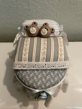 Pigs In A Blanket Bed Sewing Basket Pincushion Hogs