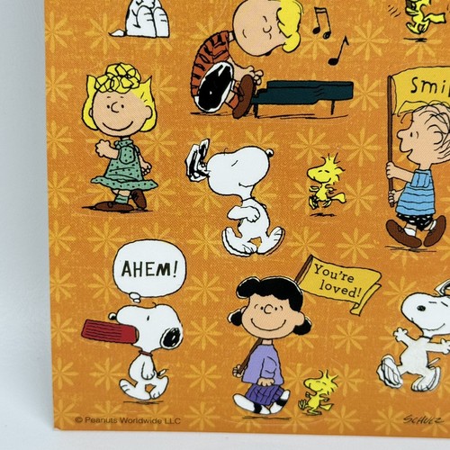 Peanuts Characters Stickers Snoopy Charlie Brown Encouragements 1 Sheet 13 Stkrs - Picture 4 of 6