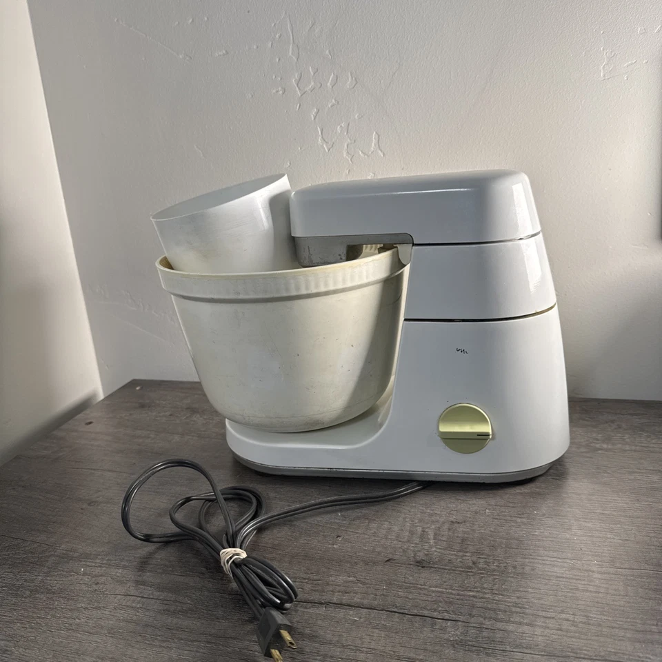 Batidora Braun KM 32 de colección soporte de encimera con gancho para masa de tazón Alemania Occidental Foto 4 de 4