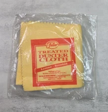 Vintage Fuller Brush Company 2 PC 15.3x14 Treated Dust Cloth Lemon Scented NEW