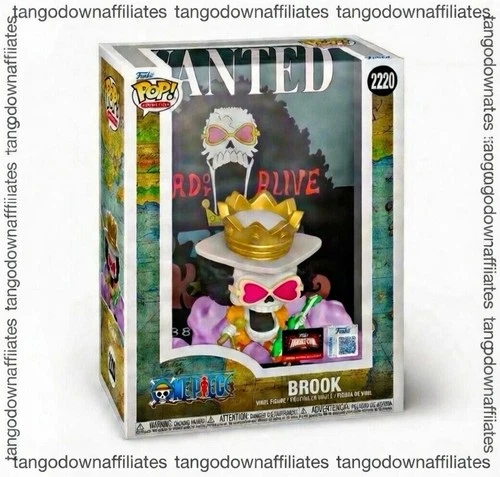 Funko POP 2220 One Piece Animation Brook TargetCon Exclusive Luffy Manga *READ*