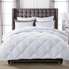 Lightweight King Comforter Set with 2 Pillow Sham - 3 Pieces Set - Quilted down