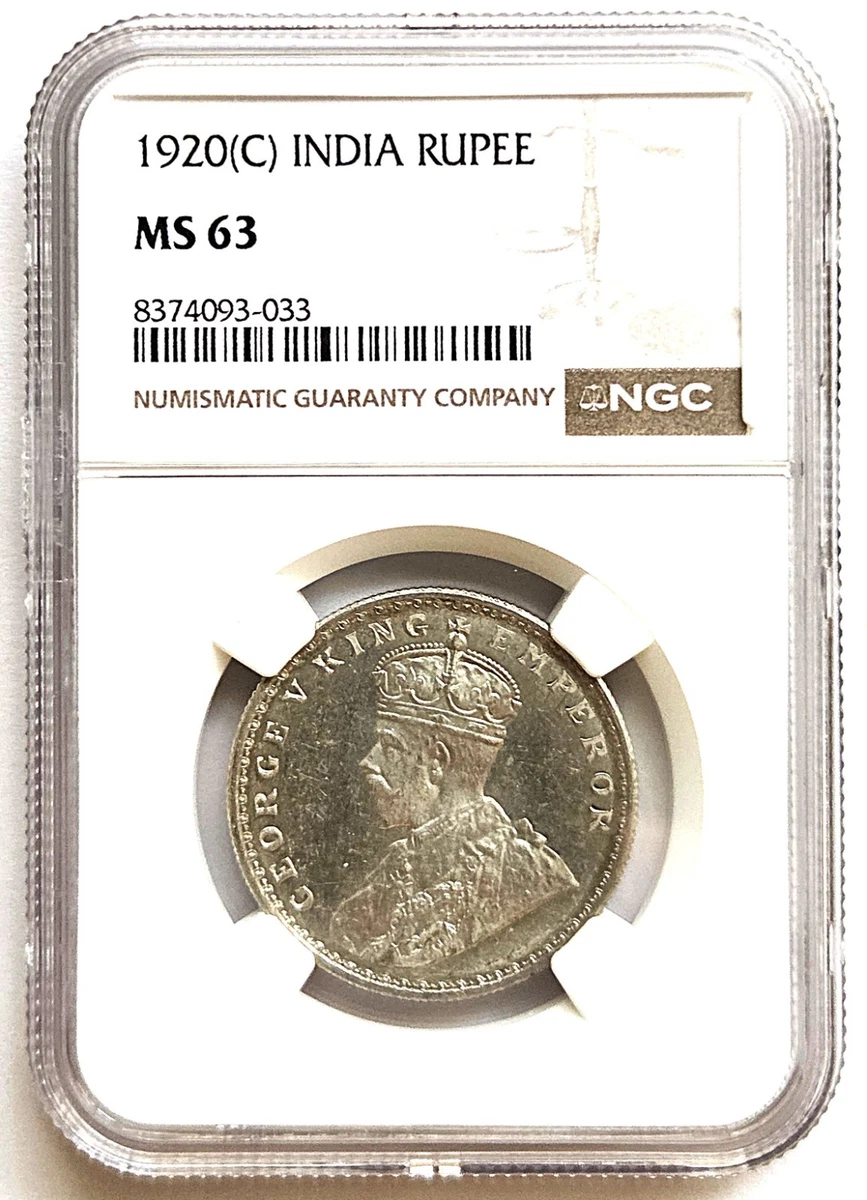 ビカニール MS63 ルピー銀貨 india rupee インド NGC MS 63 Graded Indian Coins for sale | eBay