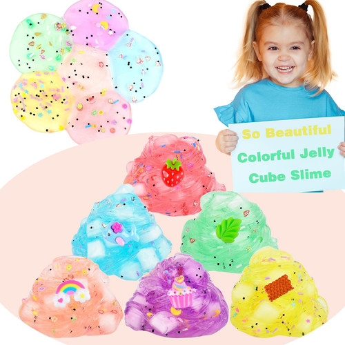 Slime Kit, 12 Pack, 6 Butter Slime and 6 Crystal Slime,Slime Party Favours, - Picture 3 of 5