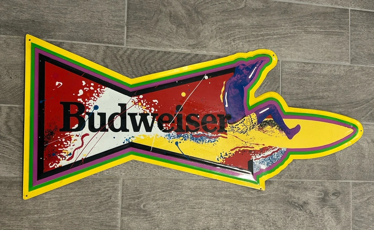 Budweiserバドワイザー⭐︎電飾看板⭐︎アメリカ⭐︎surfer⭐︎サーファー Beer Surfboard In Collectible Budweiser Signs & Tins for sale | eBay