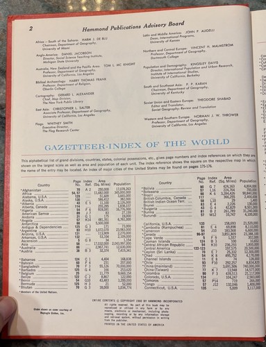 Presented by TIME - The Hammond WORLD ATLAS 1980 (Hardcover) - Picture 3 of 5