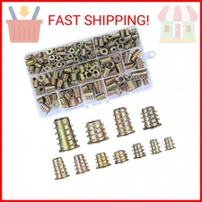 230 Pcs Threaded Inserts Nuts Assortment Tool Kit - 11 Sizes Metric M4/M5/M6/M8/